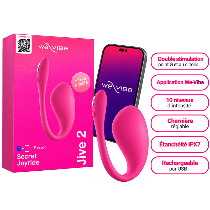 Vibrateur à Distance Connecté - JIVE 2 | We-Vibe We-Vibe Sensations plus