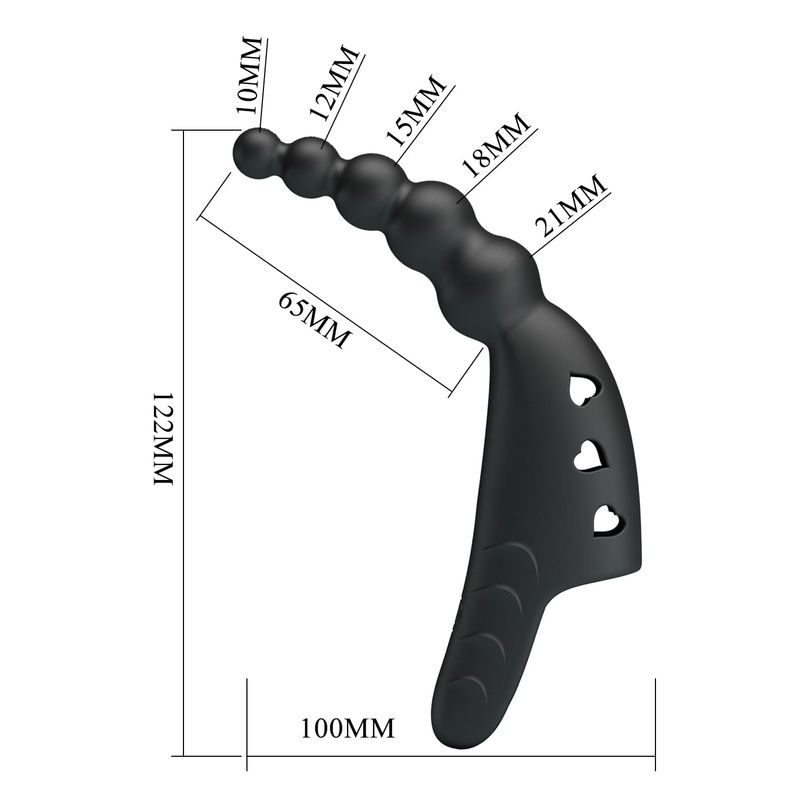 Vibrateur à Doigt - Pretty Love Jordin | Stimuler Point G, Clitoris & la Zone Anale Pretty Love Sensations plus