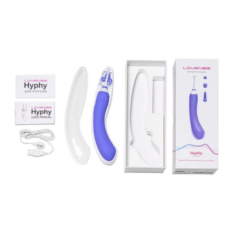 Vibrateur à double extrémité - Hyphy – Plaisir sans limites Lovense Sensations plus