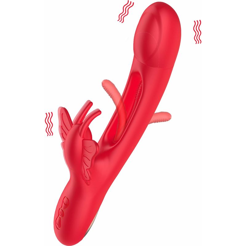 Vibrateur à Mouvement - Secwell - Butterfly Finger Tapping Vibrator Secwell Sensations plus