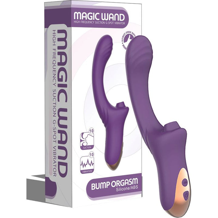 Vibrateur à Succion 2 en 1 - Secwell - Magic Wand Point G et Clitoris Secwell Sensations plus