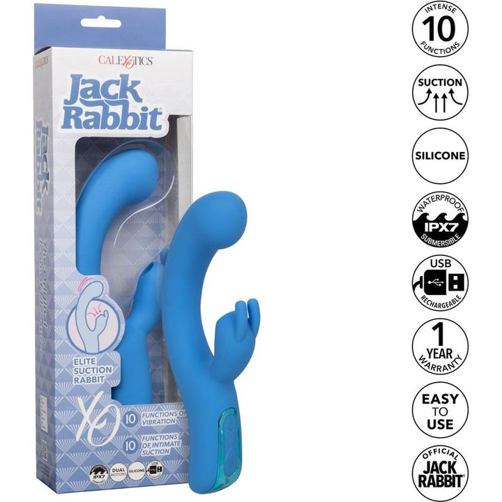Vibrateur à Succion - CalExotics - Jack Rabbit Elite Suction Rabbit CalExotics Sensations plus