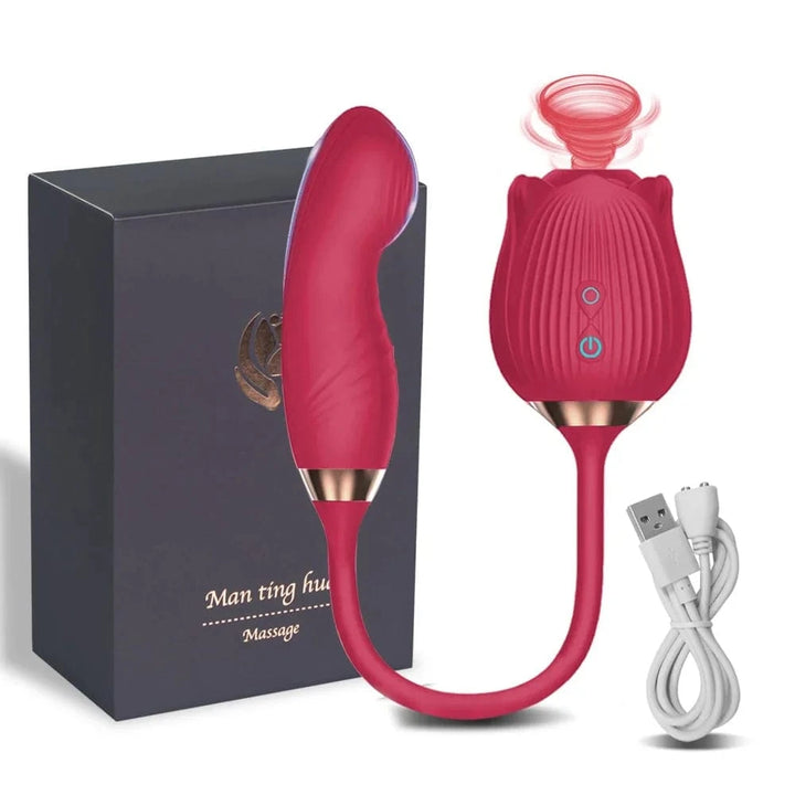 Vibrateur à Succion et Mouvement  -  Secwell - Le Roméo Flower Finger Secwell Sensations plus