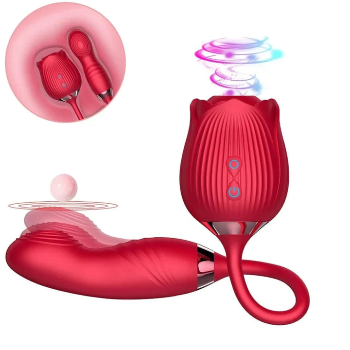 Vibrateur à Succion et Mouvement  -  Secwell - Le Roméo Flower Finger Secwell Sensations plus