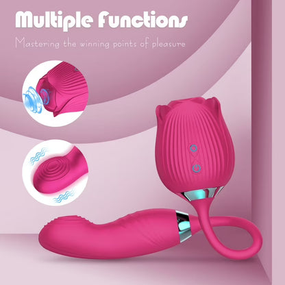 Vibrateur à Succion & Mouvement - Roméo Flower | Osez-Vous Osez-Vous Sensations plus