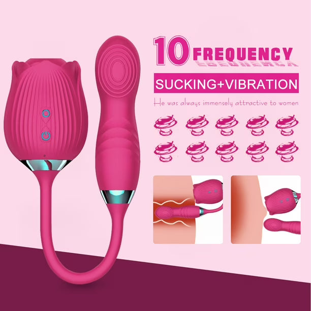 Vibrateur à Succion & Mouvement - Roméo Flower | Osez-Vous Osez-Vous Sensations plus