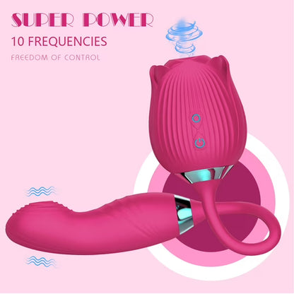 Vibrateur à Succion & Mouvement - Roméo Flower | Osez-Vous Osez-Vous Sensations plus