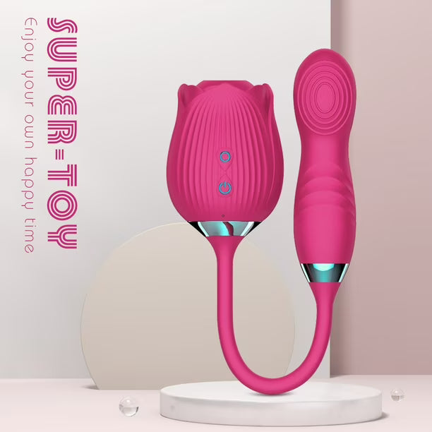 Vibrateur à Succion & Mouvement - Roméo Flower | Osez-Vous Osez-Vous Sensations plus