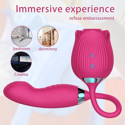 Vibrateur à Succion & Mouvement - Roméo Flower | Osez-Vous Osez-Vous Sensations plus