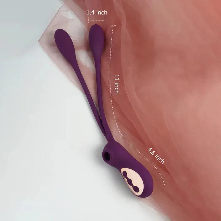 Vibrateur a Succion - Tracy’s Dog - Pamela Sucking Vibrator with Dual Vibe Stacy's Dog Sensations plus
