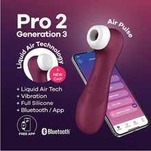 Vibrateur a Succions - Satisfyer - Pro 2 Generation 3 Connect App Satisfyer Sensations plus
