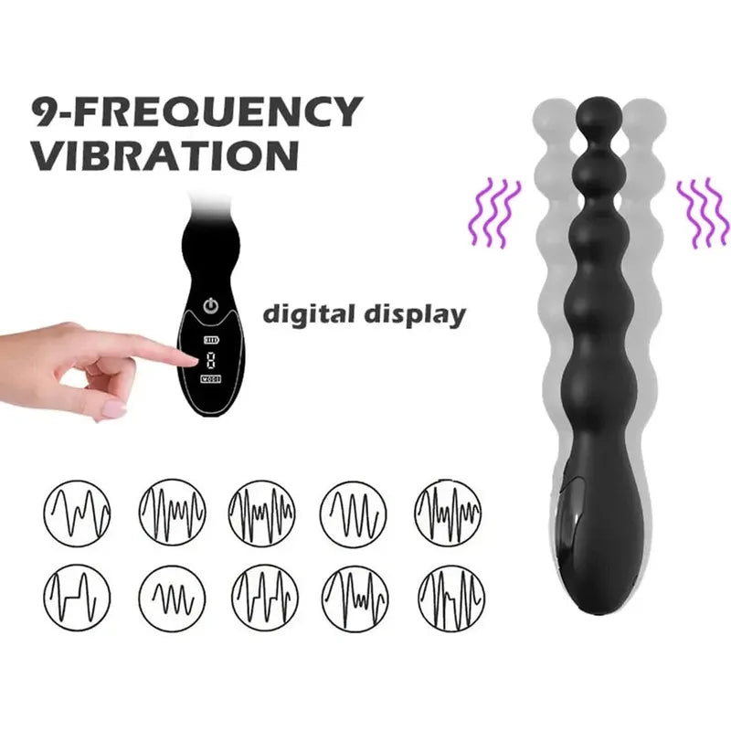 Vibrateur anal - Secwell - Puissant Anak Beaded Secwell Sensations plus