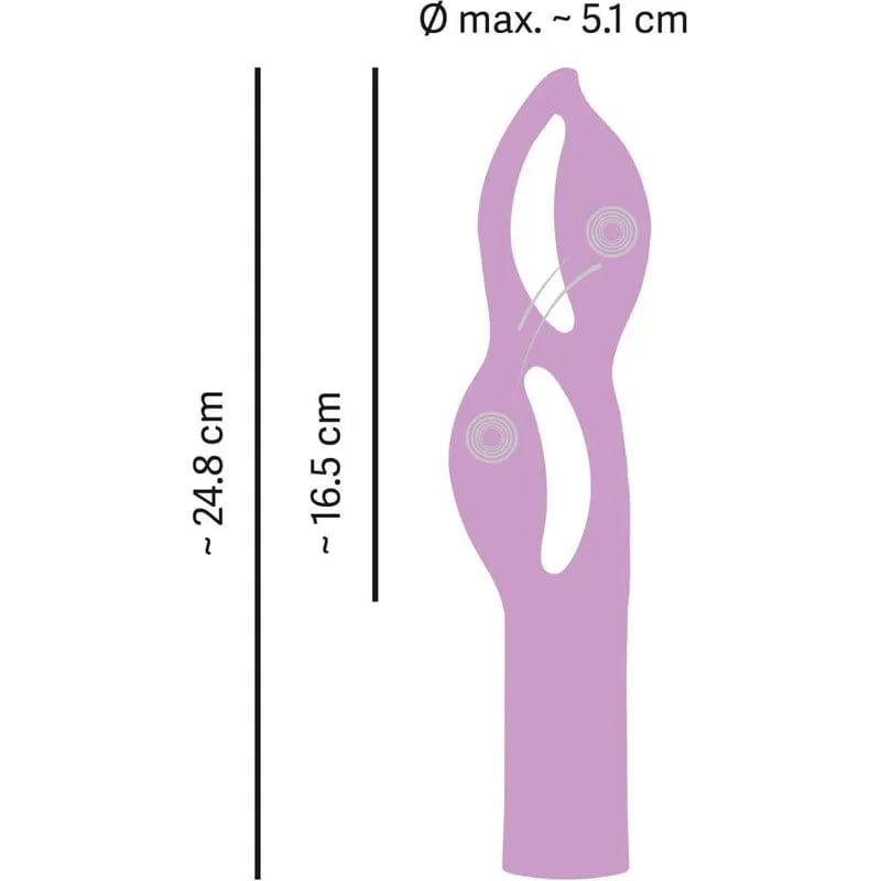 Vibrateur avec 2 Moteurs - You2Toys - Fabulous Vibrator Lila You2Toys Sensations plus