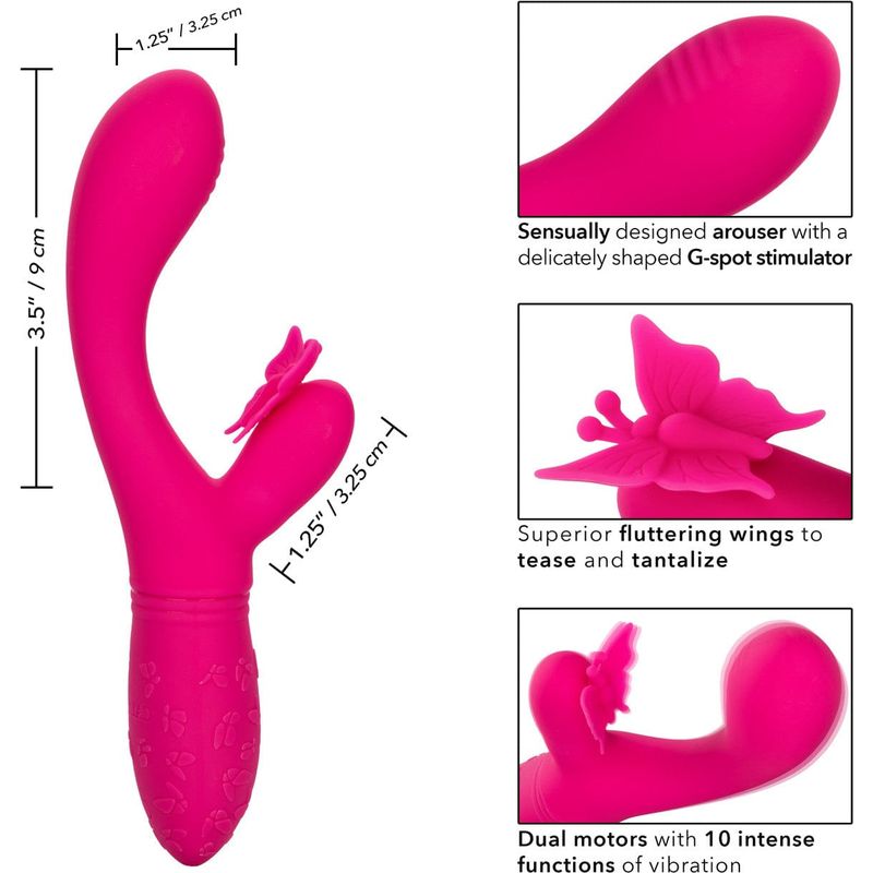 Vibrateur - Calexotics - Butterfly Kiss Flutter CalExotics Sensations plus