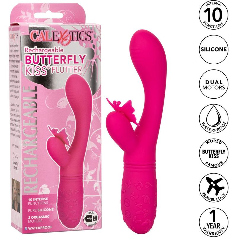 Vibrateur - Calexotics - Butterfly Kiss Flutter CalExotics Sensations plus