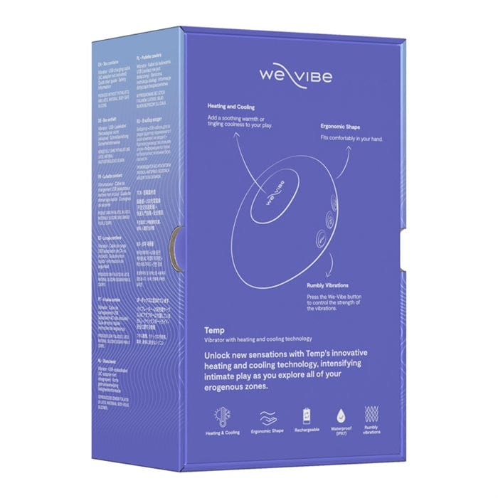 Vibrateur Chaud / Froid - We-Vibe Temp | Sensations Thermique & Vibrations Profondes We-Vibe Sensations plus