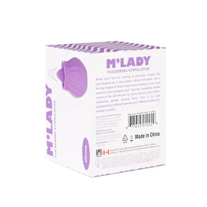 Vibrateur Clitoridien - M’Lady Flickering Tongue | Langue Vacillante 3 Vitesses & 7 Modes M’Lady Sensations plus