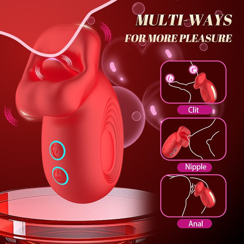 Vibrateur Clitoridien & Mamelons - Kiss Fun | Vibrations & Morsure Secwell Sensations plus