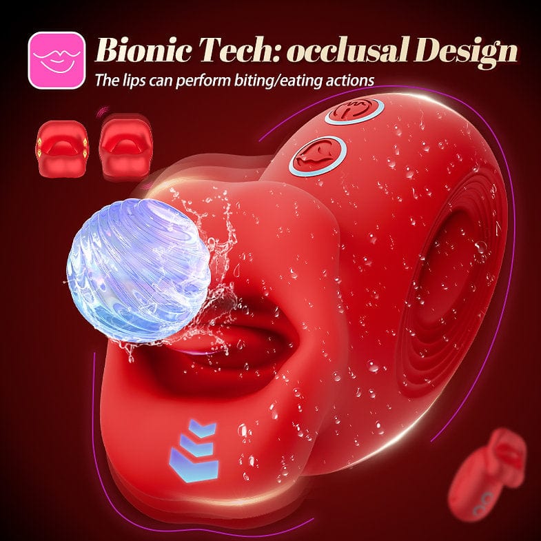 Vibrateur Clitoridien & Mamelons - Kiss Fun | Vibrations & Morsure Secwell Sensations plus