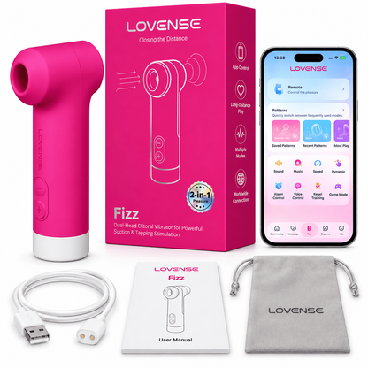Vibrateur Clitoridien Succion & Tapotement -  Fizz 2-en-1 | LOVENSE Lovense Sensations plus