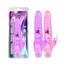 Vibrateur - Crystal Jelly - Glitters Dual Pleasure Teaser Crystal Jelly Sensations plus
