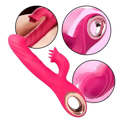 Vibrateur Double Stimulation 3-en-1 - Duo Passion | Point G & Clitoris Osez-Vous Sensations plus