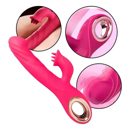 Vibrateur Double Stimulation 3-en-1 - Duo Passion | Point G & Clitoris Osez-Vous Sensations plus