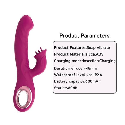 Vibrateur Double Stimulation 3-en-1 - Duo Passion | Point G & Clitoris Osez-Vous Sensations plus