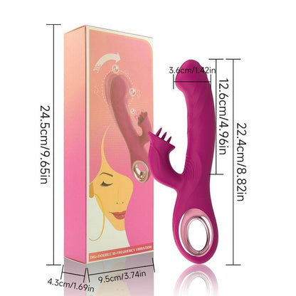 Vibrateur Double Stimulation 3-en-1 - Duo Passion | Point G & Clitoris Osez-Vous Sensations plus