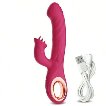 Vibrateur Double Stimulation 3-en-1 - Duo Passion | Point G & Clitoris Osez-Vous Sensations plus