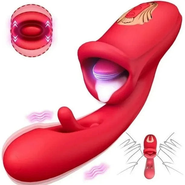 Vibrateur double stimulation 3 en 1 - Secwell - Big Mouth Super Master Secwell Sensations plus