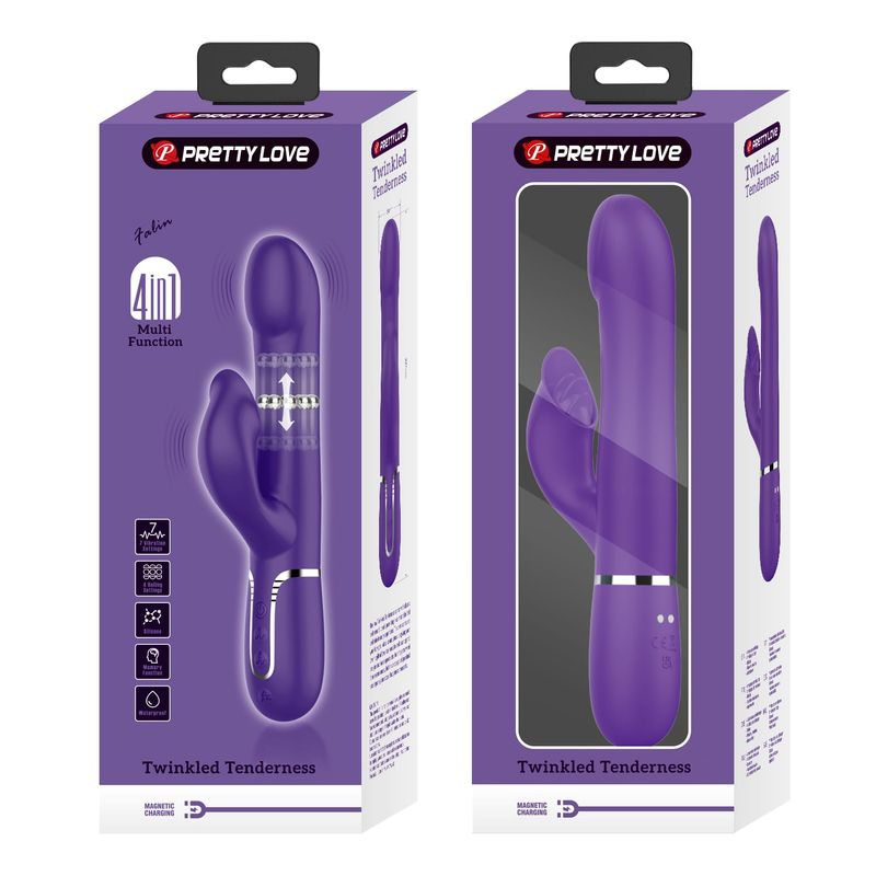 Vibrateur Double Stimulation 4-en-1 - Falin | Pretty Love Pretty Love Sensations plus