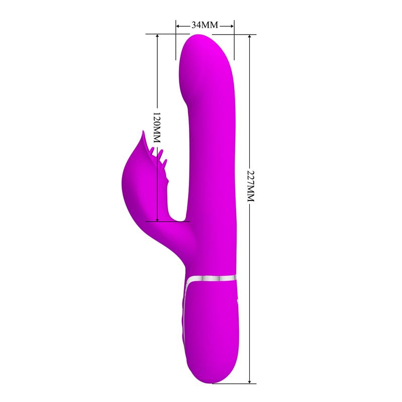 Vibrateur Double Stimulation 4-en-1 - Falin | Pretty Love Pretty Love Sensations plus