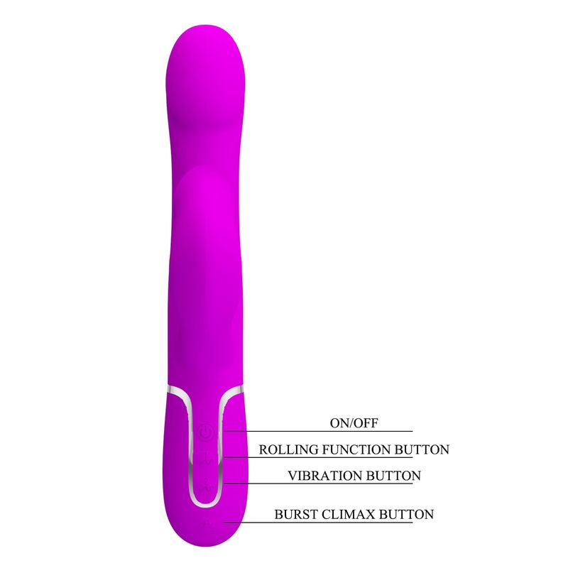 Vibrateur Double Stimulation 4-en-1 - Falin | Pretty Love Pretty Love Sensations plus