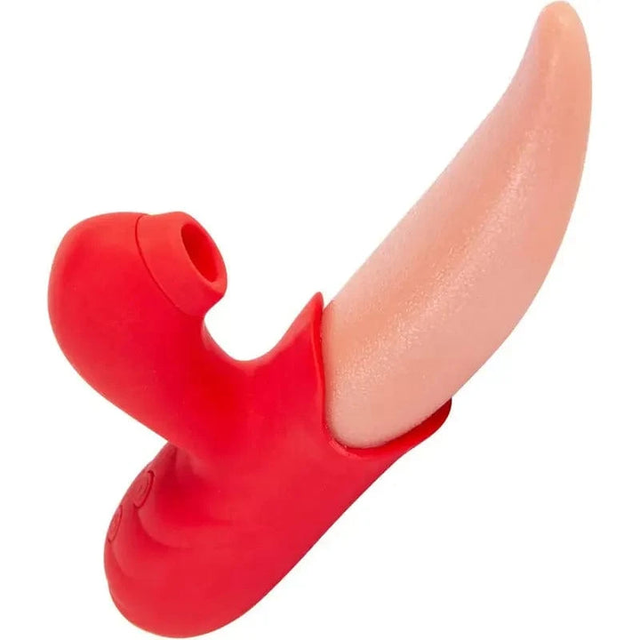 Vibrateur double stimulation a succion - Secwell - Devil's Tongue Secwell Sensations plus