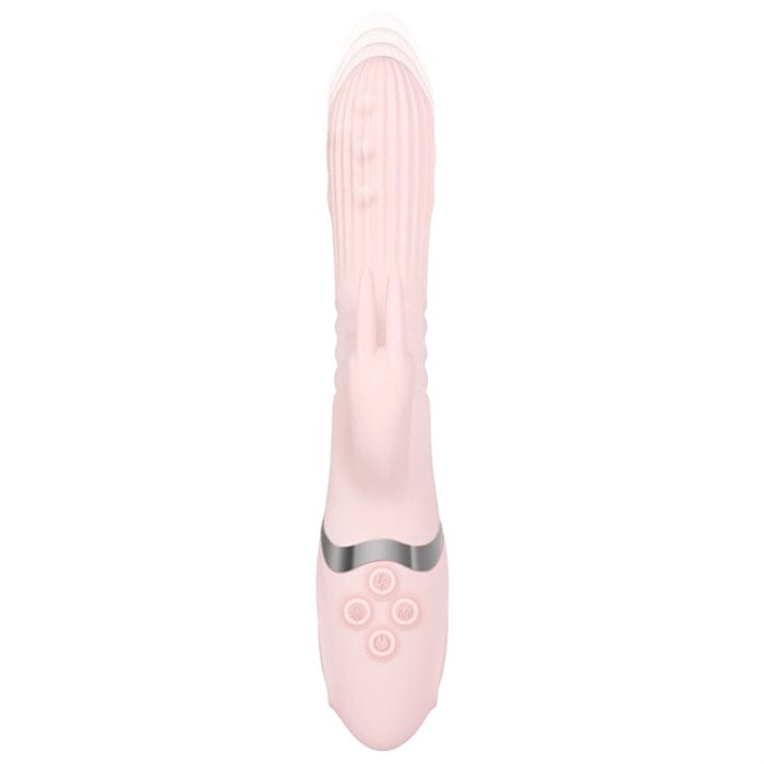 Vibrateur double stimulation - Adam & Eve - Eve's Thrusting Rabbit with Orgasmic Beads Adam & Eve Sensations plus