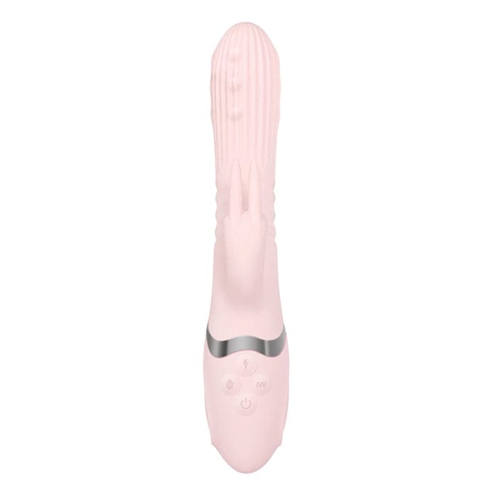 Vibrateur double stimulation - Adam & Eve - Eve's Thrusting Rabbit with Orgasmic Beads Adam & Eve Sensations plus