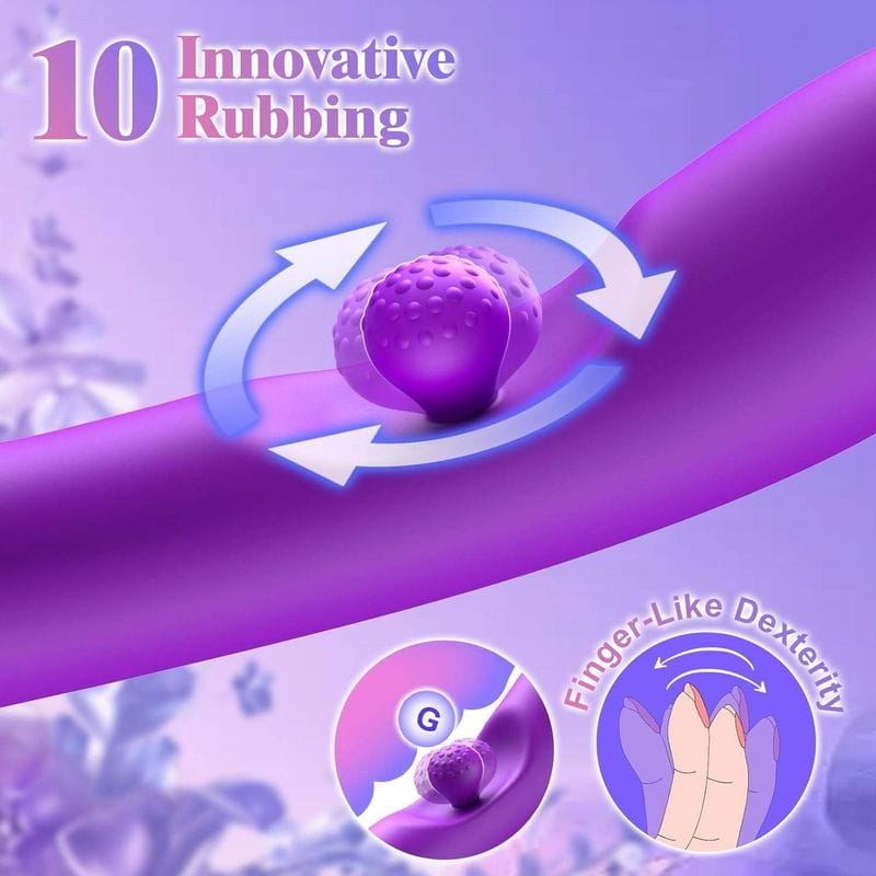 Vibrateur Double Stimulation & Bille Rotative - Spinning Bead | Point G & Clitoris Osez-Vous Sensations plus