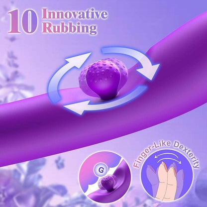 Vibrateur Double Stimulation & Bille Rotative - Spinning Bead | Point G & Clitoris Osez-Vous Sensations plus