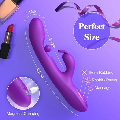 Vibrateur Double Stimulation & Bille Rotative - Spinning Bead | Point G & Clitoris Osez-Vous Sensations plus