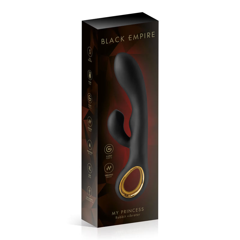 Vibrateur Double Stimulation - Black Empire My Princess | Double Moteur Point G & Clitoris Black Empire Sensations plus