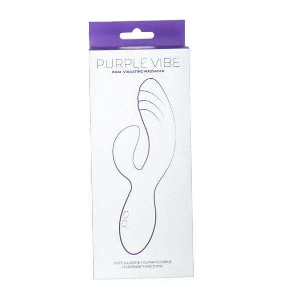 Vibrateur double stimulation - BMS Factory - Purple Vibe BMS Sensations plus