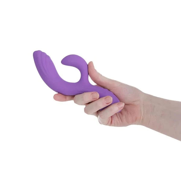 Vibrateur double stimulation - BMS Factory - Purple Vibe BMS Sensations plus