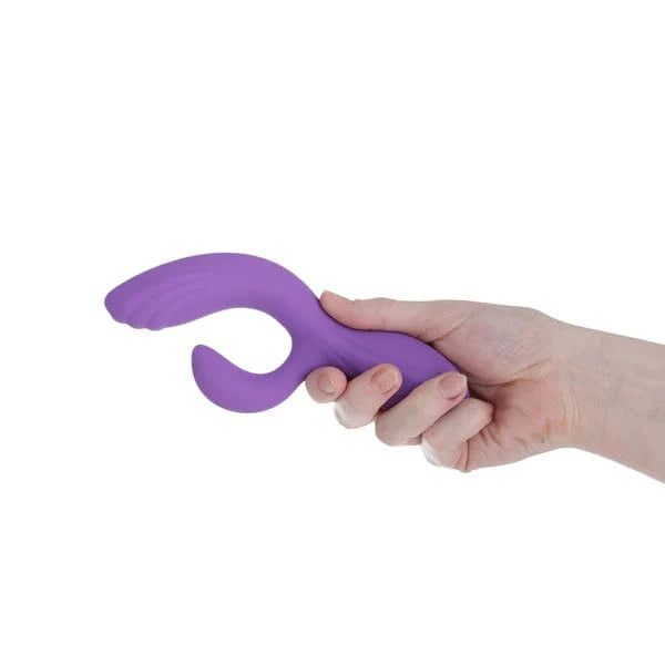 Vibrateur double stimulation - BMS Factory - Purple Vibe BMS Sensations plus