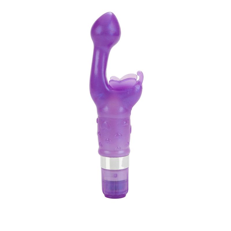 Vibrateur Double Stimulation - Butterfly Kiss Platinum Edition | 9 Fonctions, Clitoris & Point G CalExotics Sensations plus