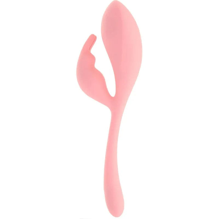 Vibrateur Double Stimulation - CalExotics - Elle Liquid Silicone Bunny Vibe CalExotics Sensations plus