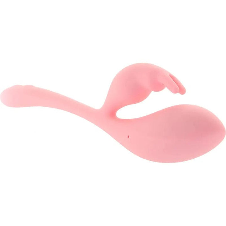 Vibrateur Double Stimulation - CalExotics - Elle Liquid Silicone Bunny Vibe CalExotics Sensations plus