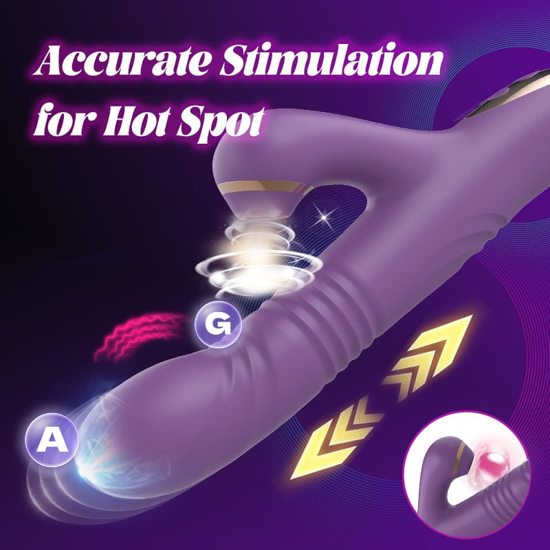 Vibrateur Double Stimulation - Deep Succion Touch | Succion & Va-et-Vient Secwell Sensations plus