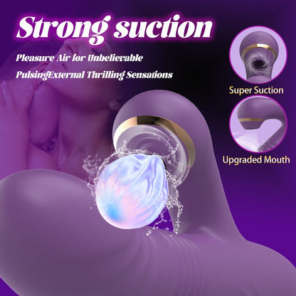 Vibrateur Double Stimulation - Deep Succion Touch | Succion & Va-et-Vient Secwell Sensations plus