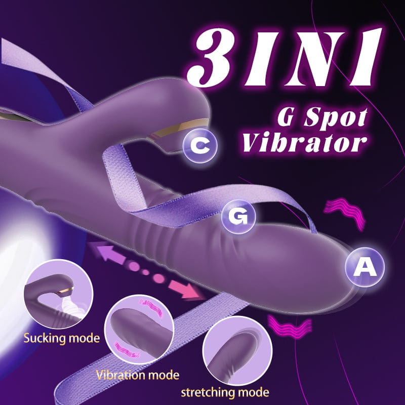 Vibrateur Double Stimulation - Deep Succion Touch | Succion & Va-et-Vient Secwell Sensations plus